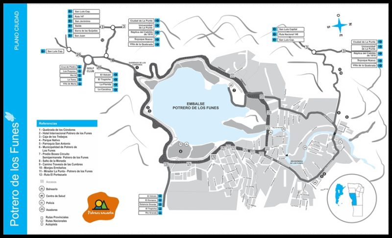 Como Chegar a Potrero de los Funes das Principais Cidades